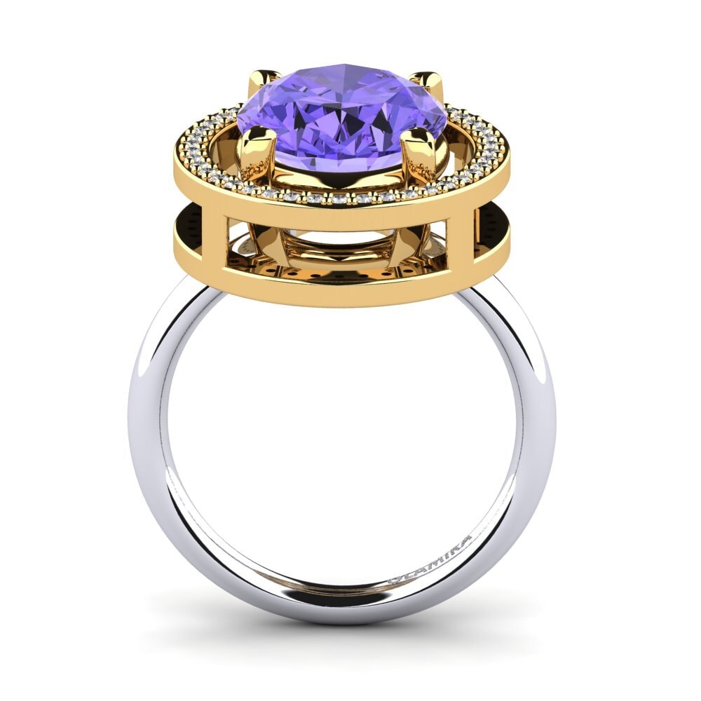 14ct Yellow / White Gold Ring Jhamilet