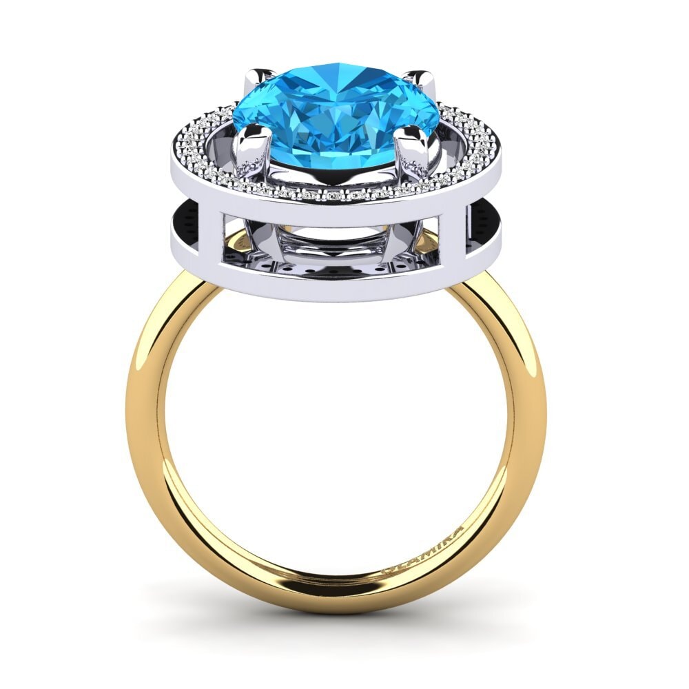 Blue Topaz Ring Jhamilet