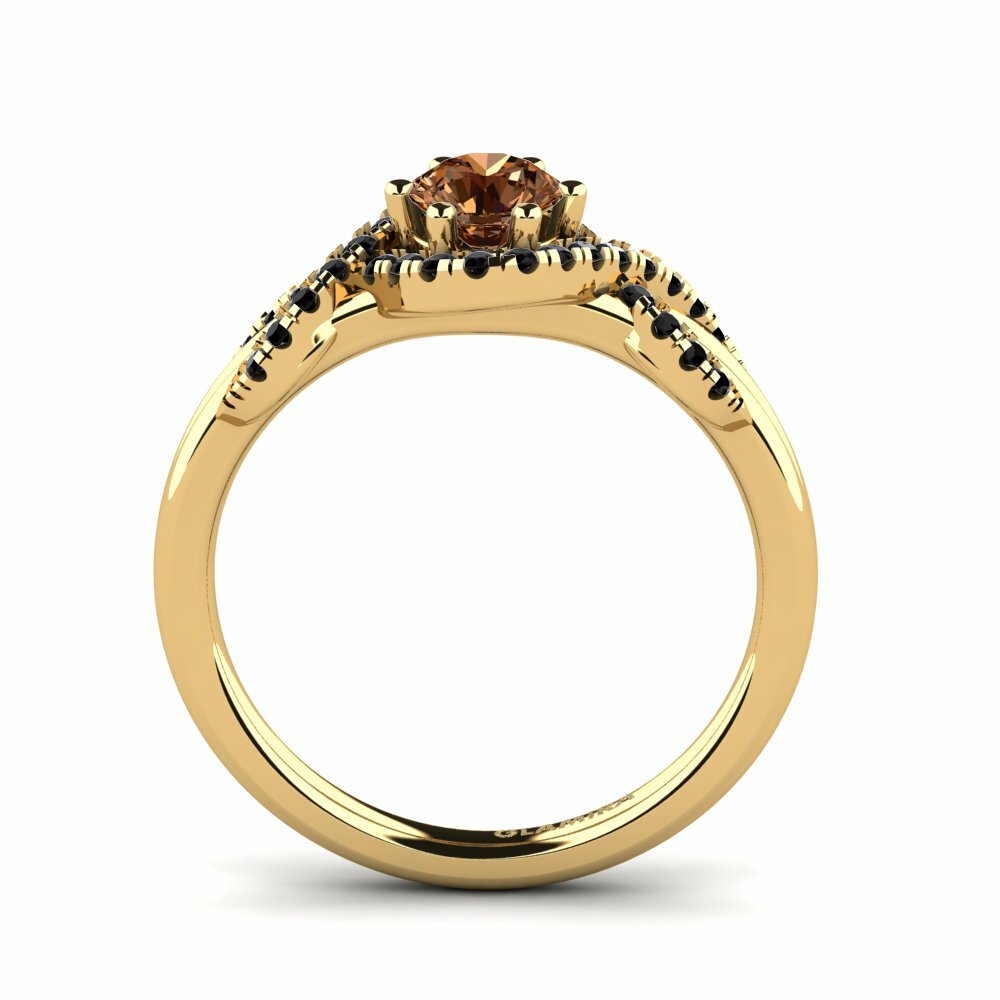 14K Geel Goud Verlovingsring Jilessa 0.5 crt