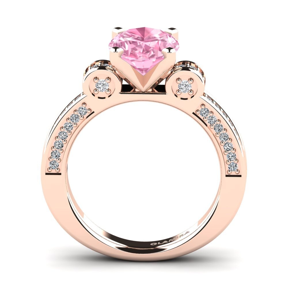 Pink Sapphire Engagement Ring Jimalee