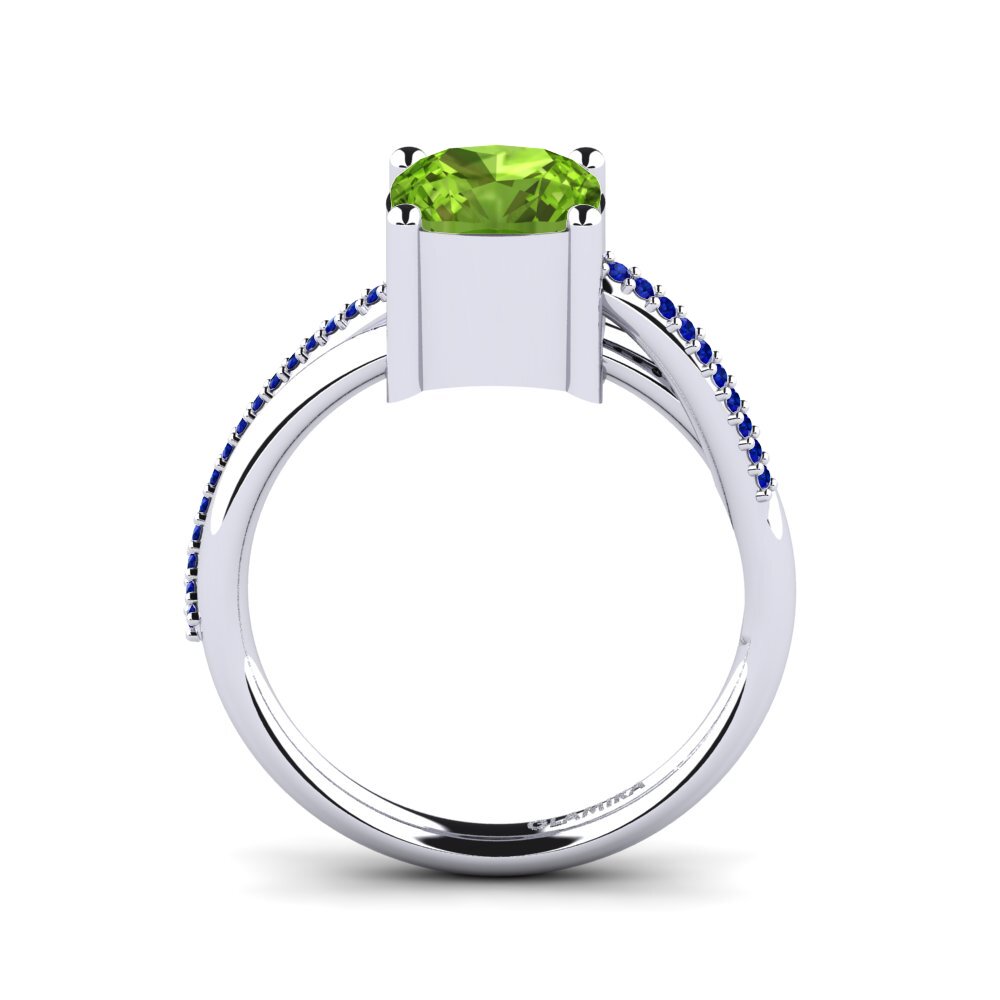 Peridot Engagement Ring Jimena