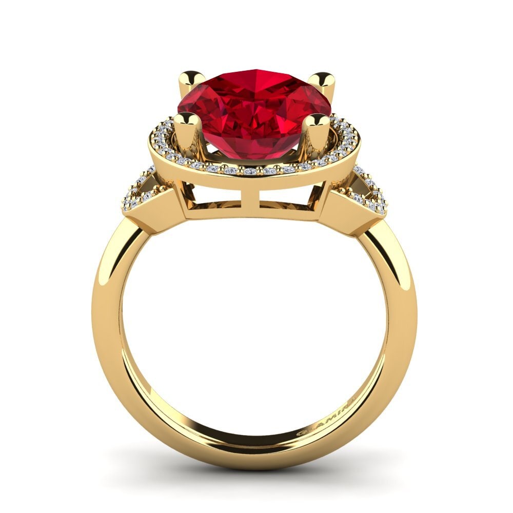 Red Zirconia Ring Jocarol