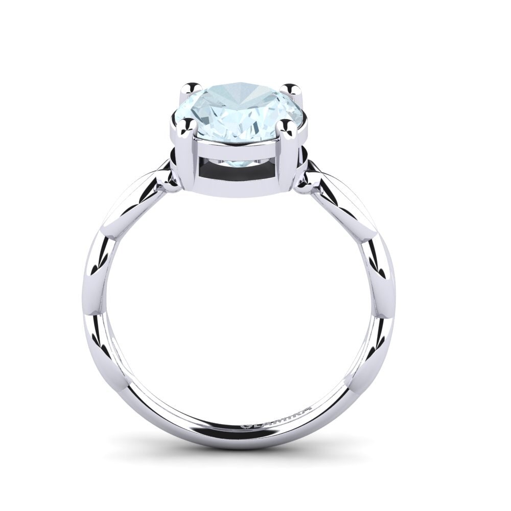 Aquamarine Engagement Ring Johnika