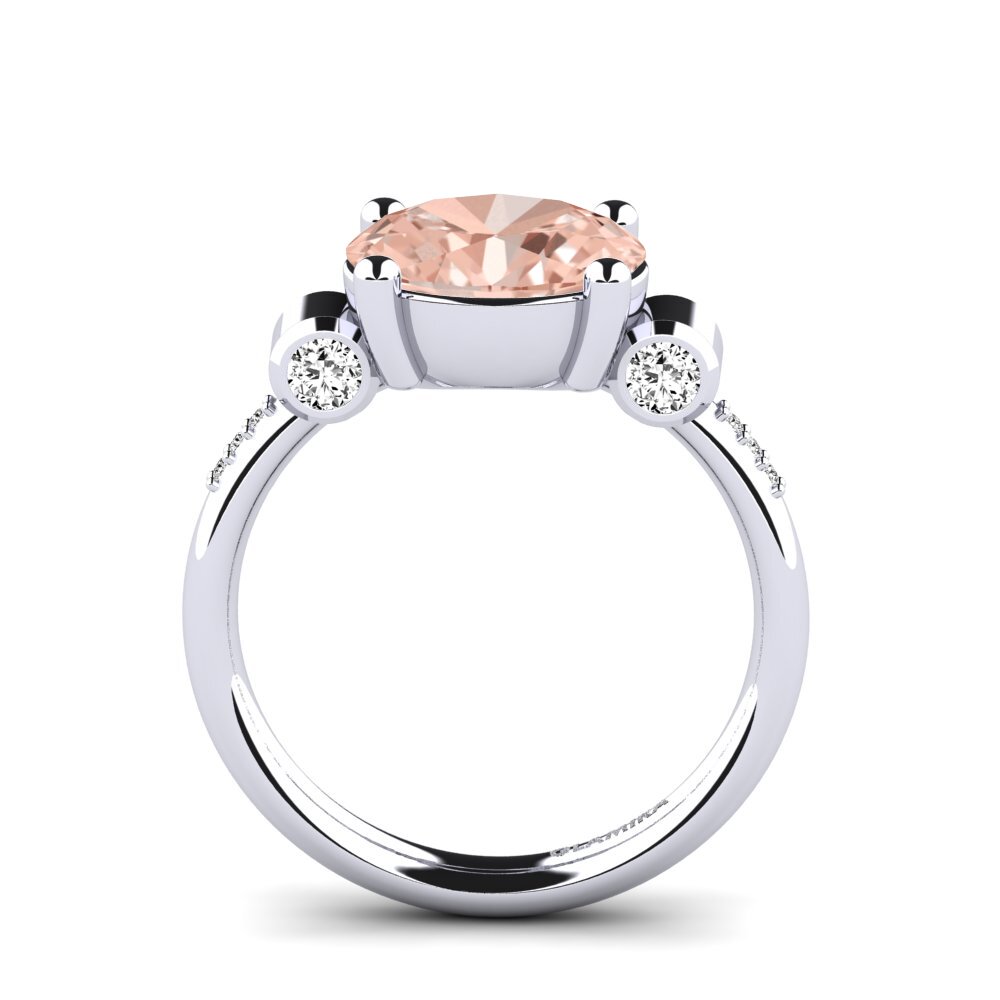 Morganita Anillo de compromiso Jolivette