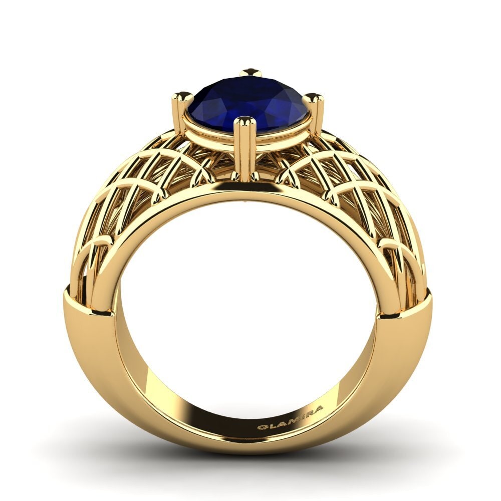 Zafiro Anillo de compromiso Jonasia