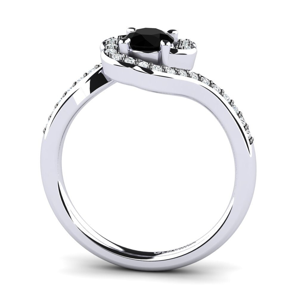 Black Diamond Engagement Ring Jonna 0.5 crt