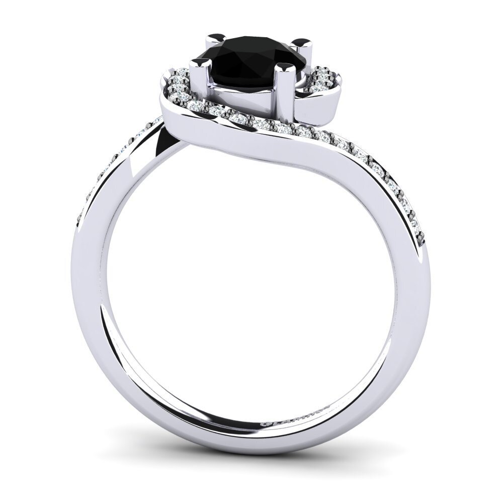 Black Diamond Engagement Ring Jonna 1.0 crt
