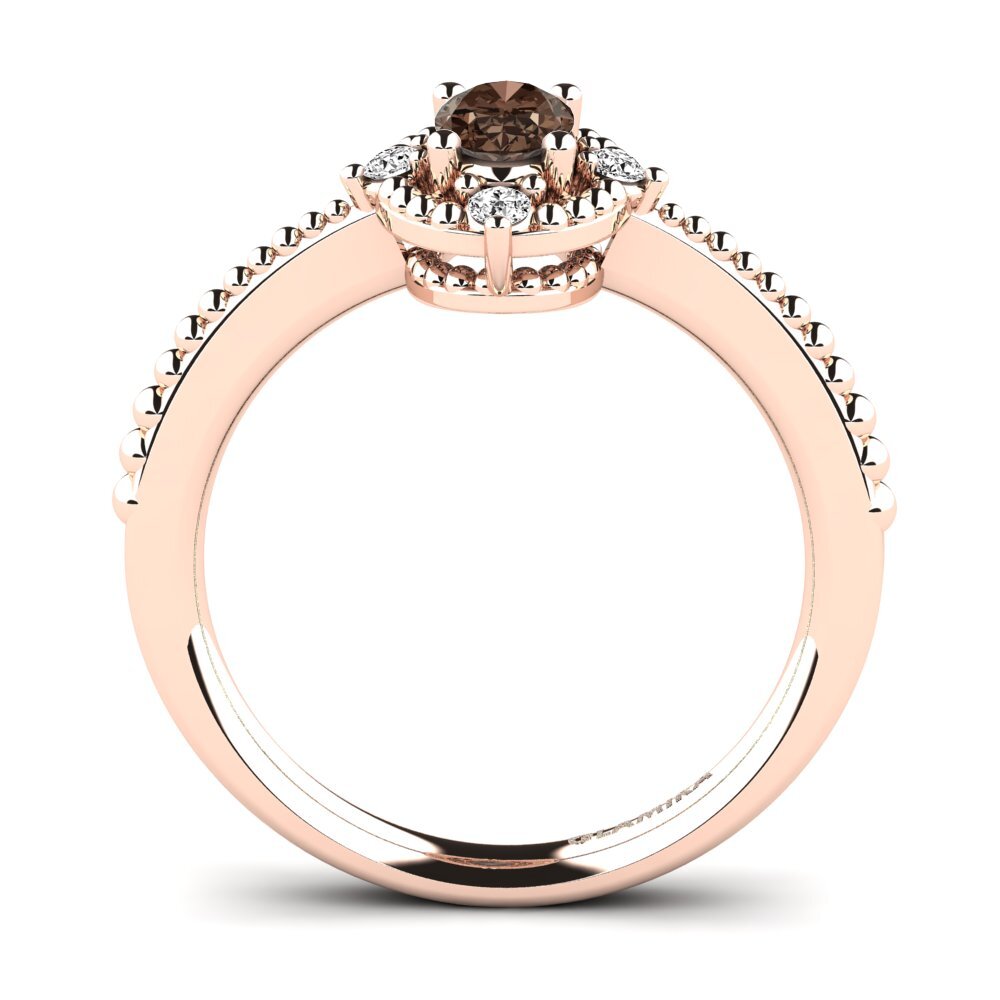 Smoky Quartz Engagement Ring Jonquil