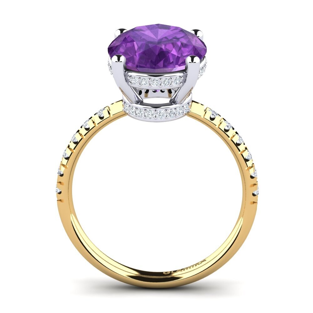 18k Oro Amarillo/Blanco Anillo Josafina