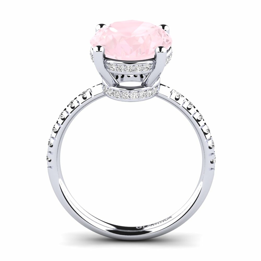 Anillo Josafina Cuarzo rosa