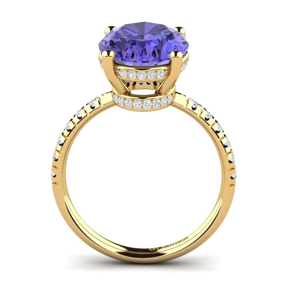14k Oro Amarillo Anillo Josafina