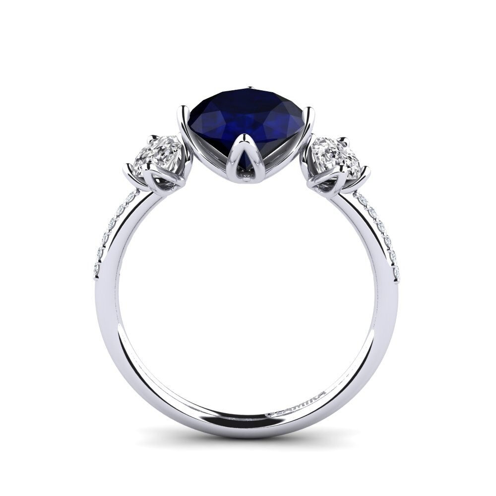 Zafiro Anillo de compromiso Jovelle