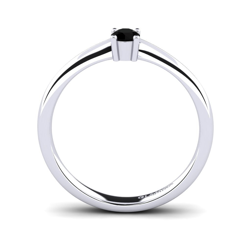 Schwarzer Diamant Verlobungsring Julia