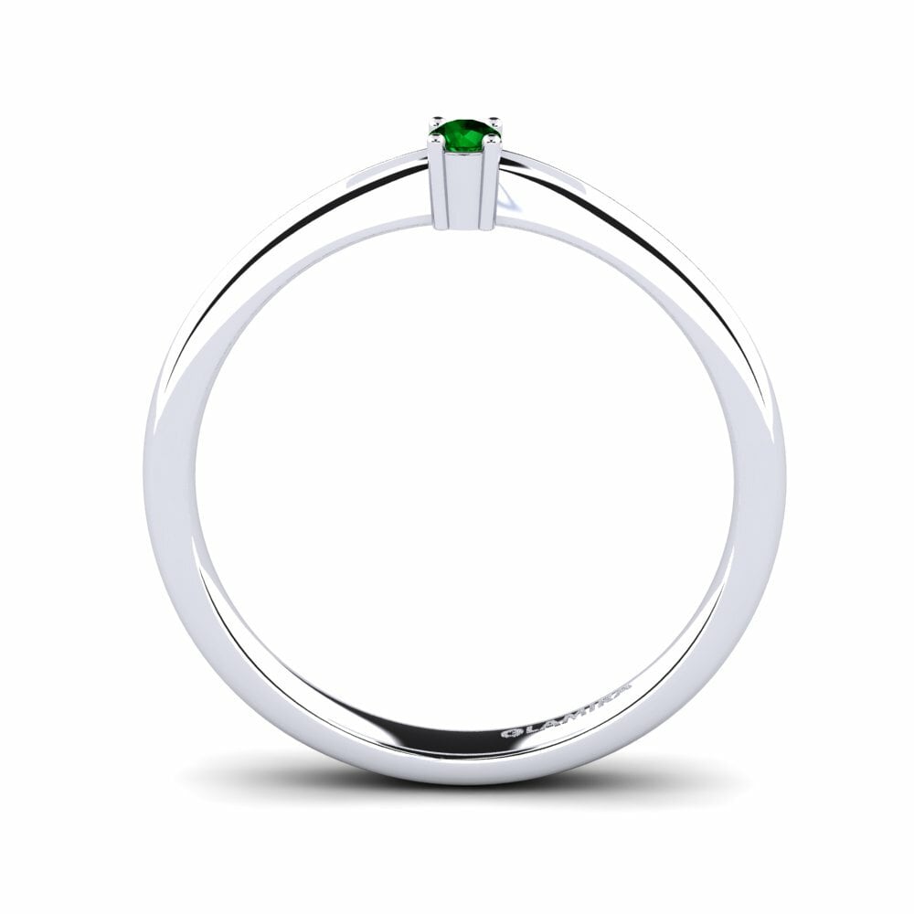 Circonita Verde Anillo de Mujer Julia 0.05crt