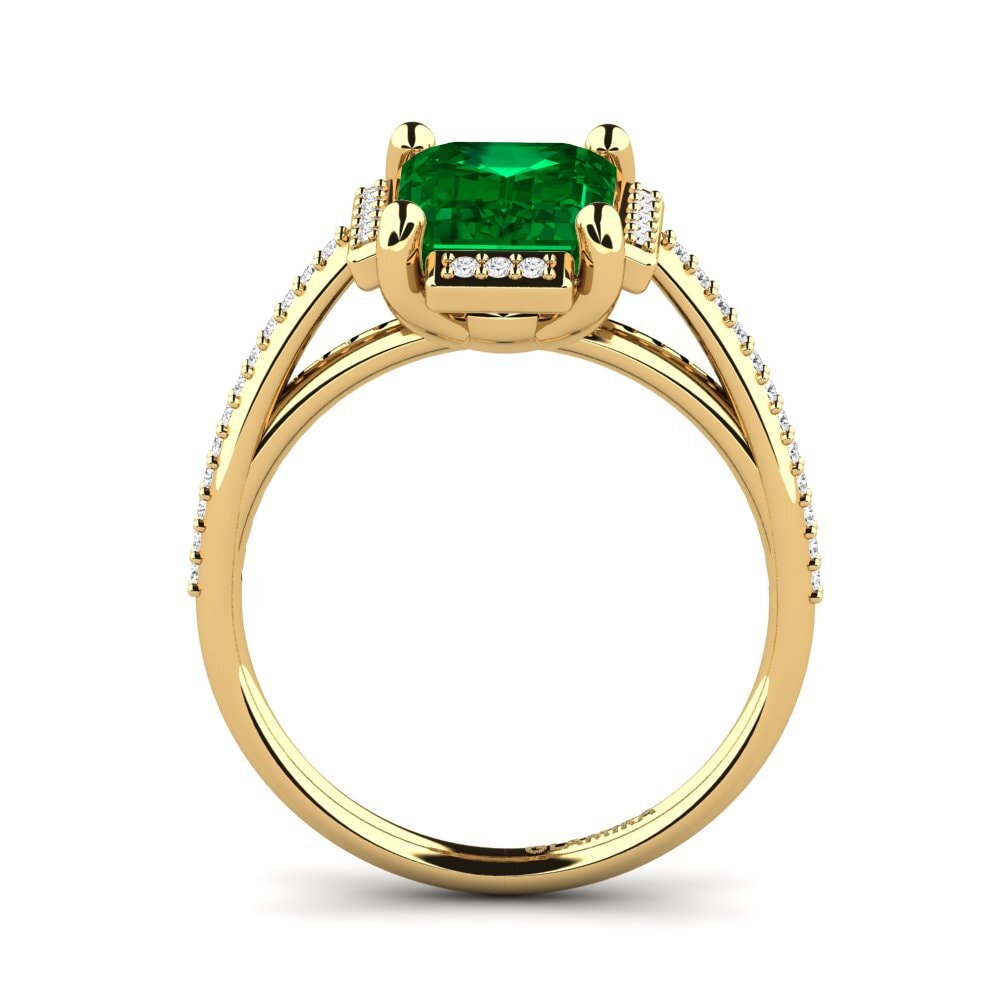 18ct Yellow Gold Engagement Ring Juniper