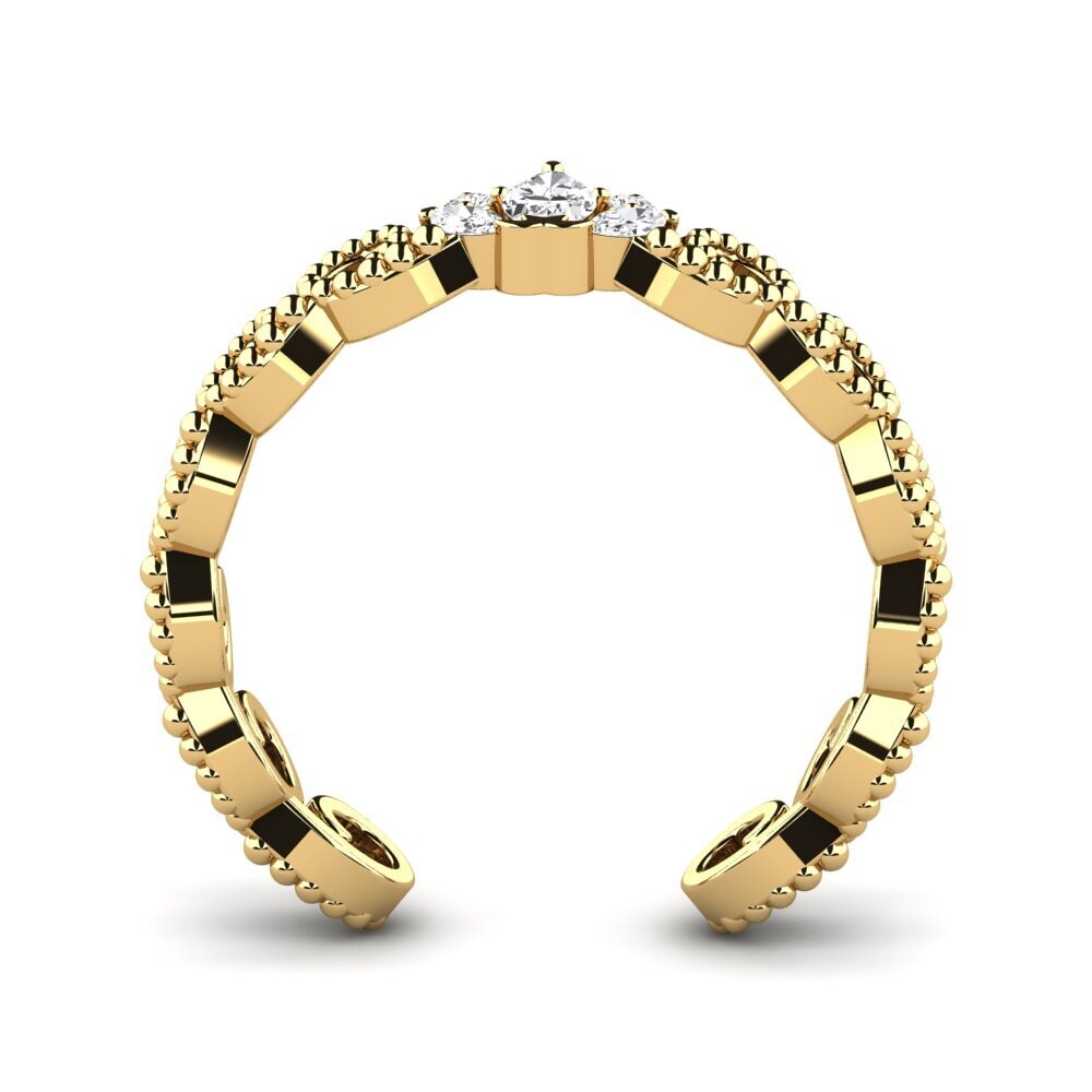 Zafiro blanco Anillo Kahina