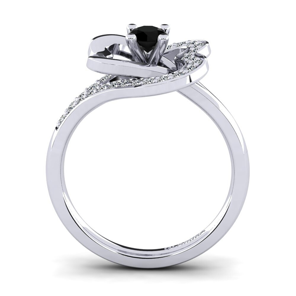 Black Diamond Engagement Ring Kailyn 0.25 crt
