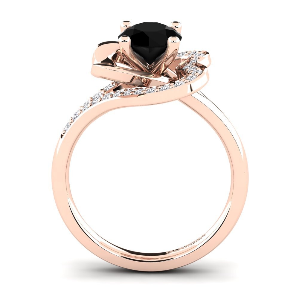 Black Diamond Engagement Ring Kailyn 1.0 crt