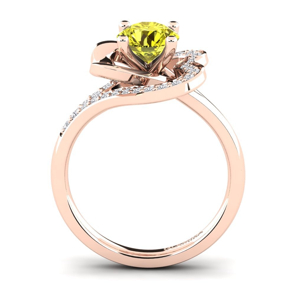Yellow Diamond Engagement Ring Kailyn 1.0 crt