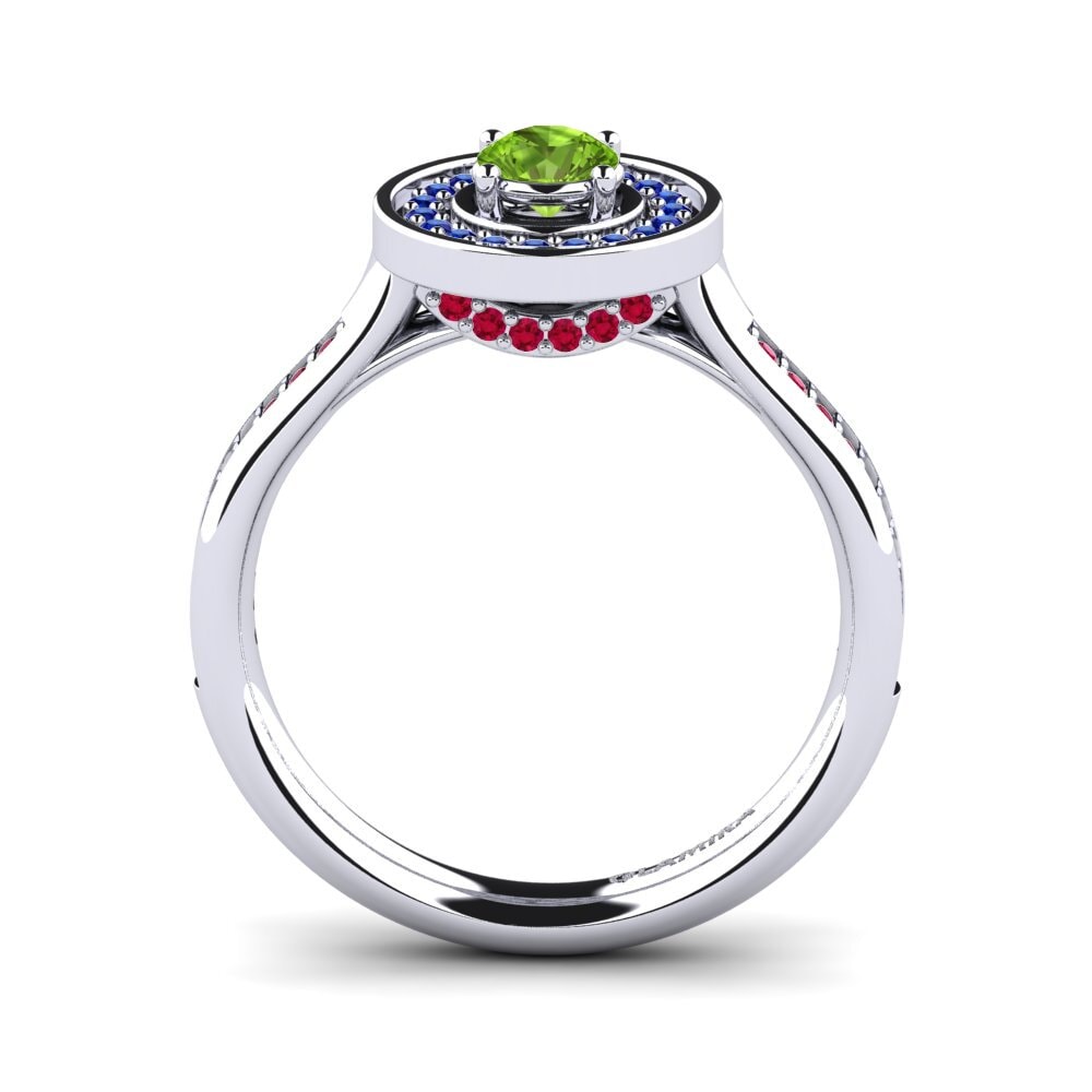 Peridot Engagement Ring Kaisra