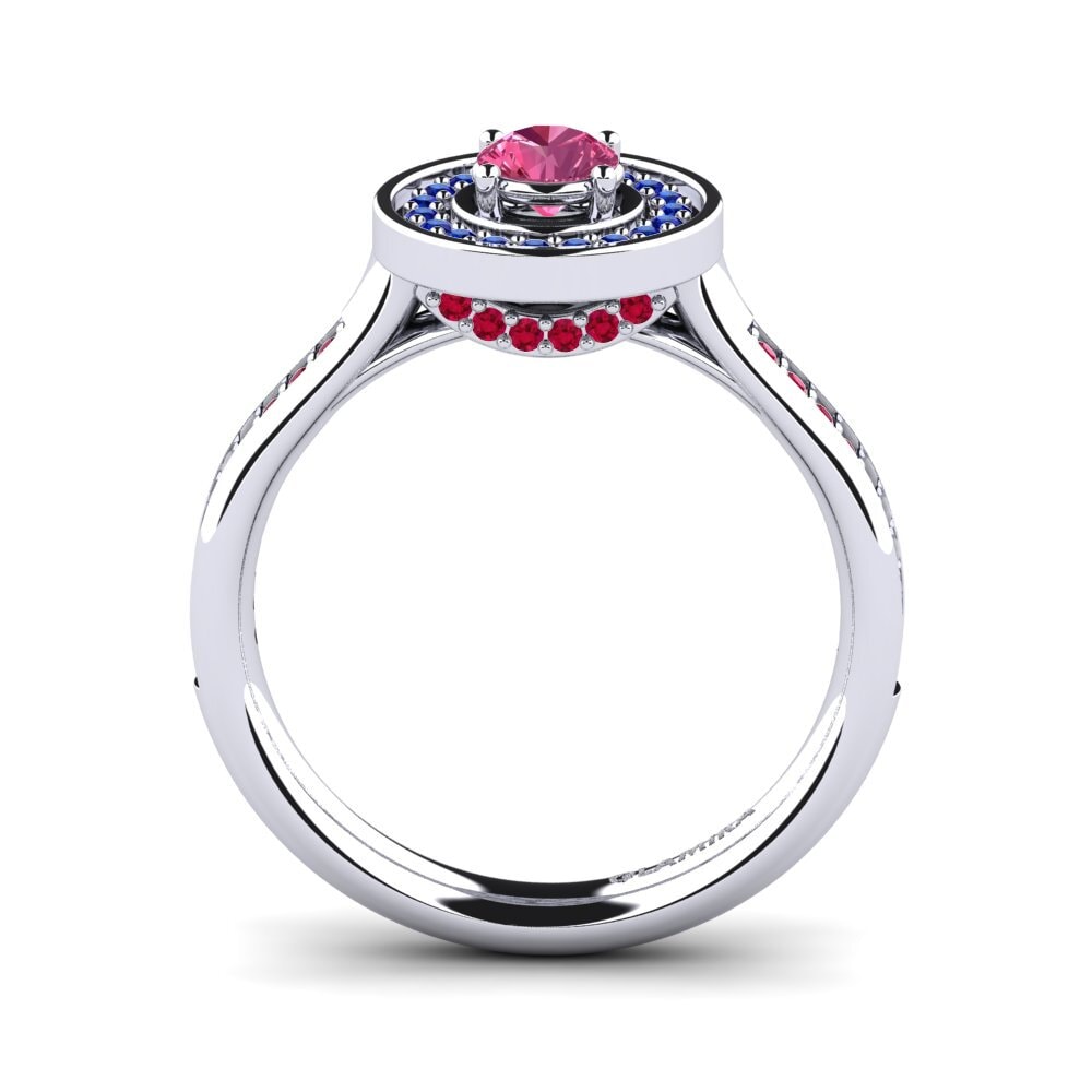 Pink Tourmaline Engagement Ring Kaisra