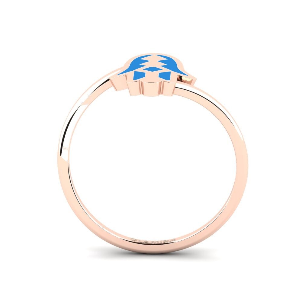 14k Oro Rosa Anillo Kaitsja