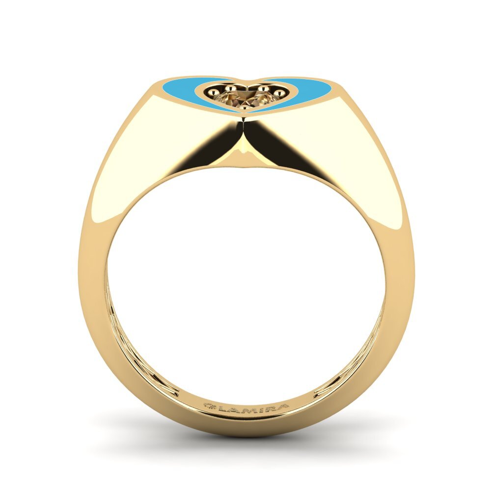 Brown Diamond Pinky Ring Kalbo