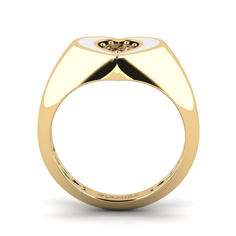 Brown Diamond Pinky Ring Kalbo