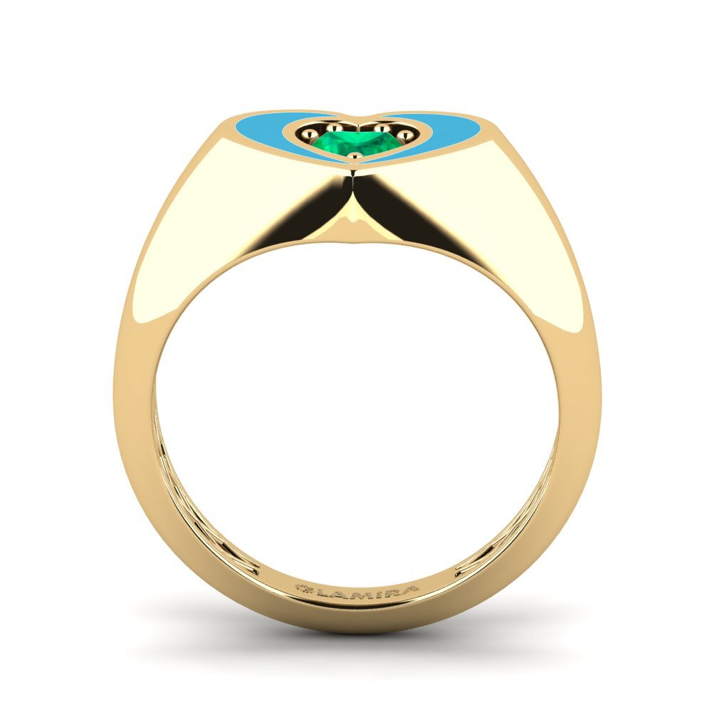 Emerald Pinky Ring Kalbo