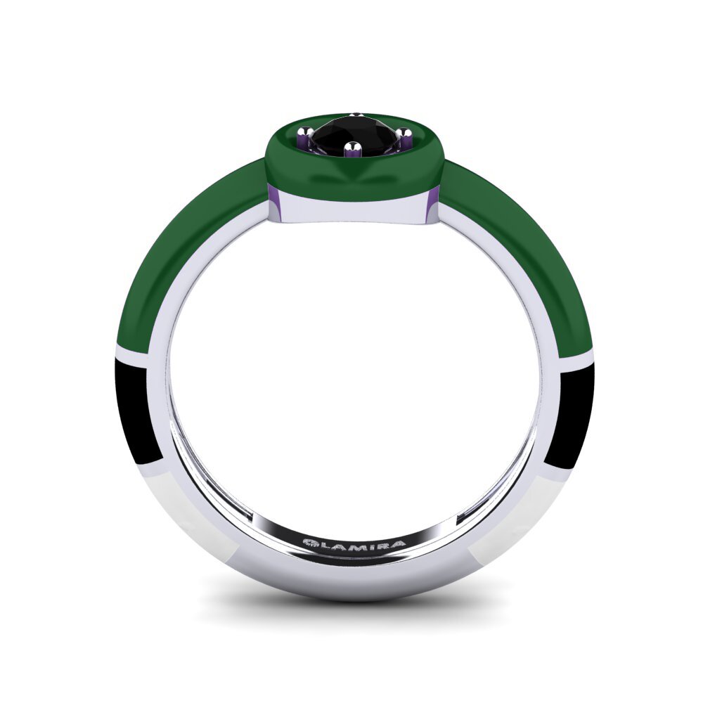 Schwarzer Onyx Ring Kaliga