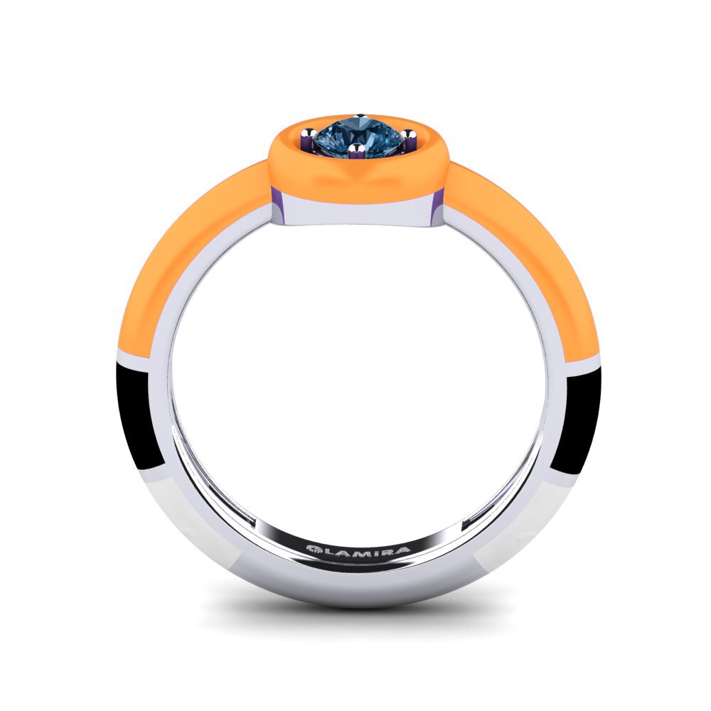 Blauer Diamant Ring Kaliga