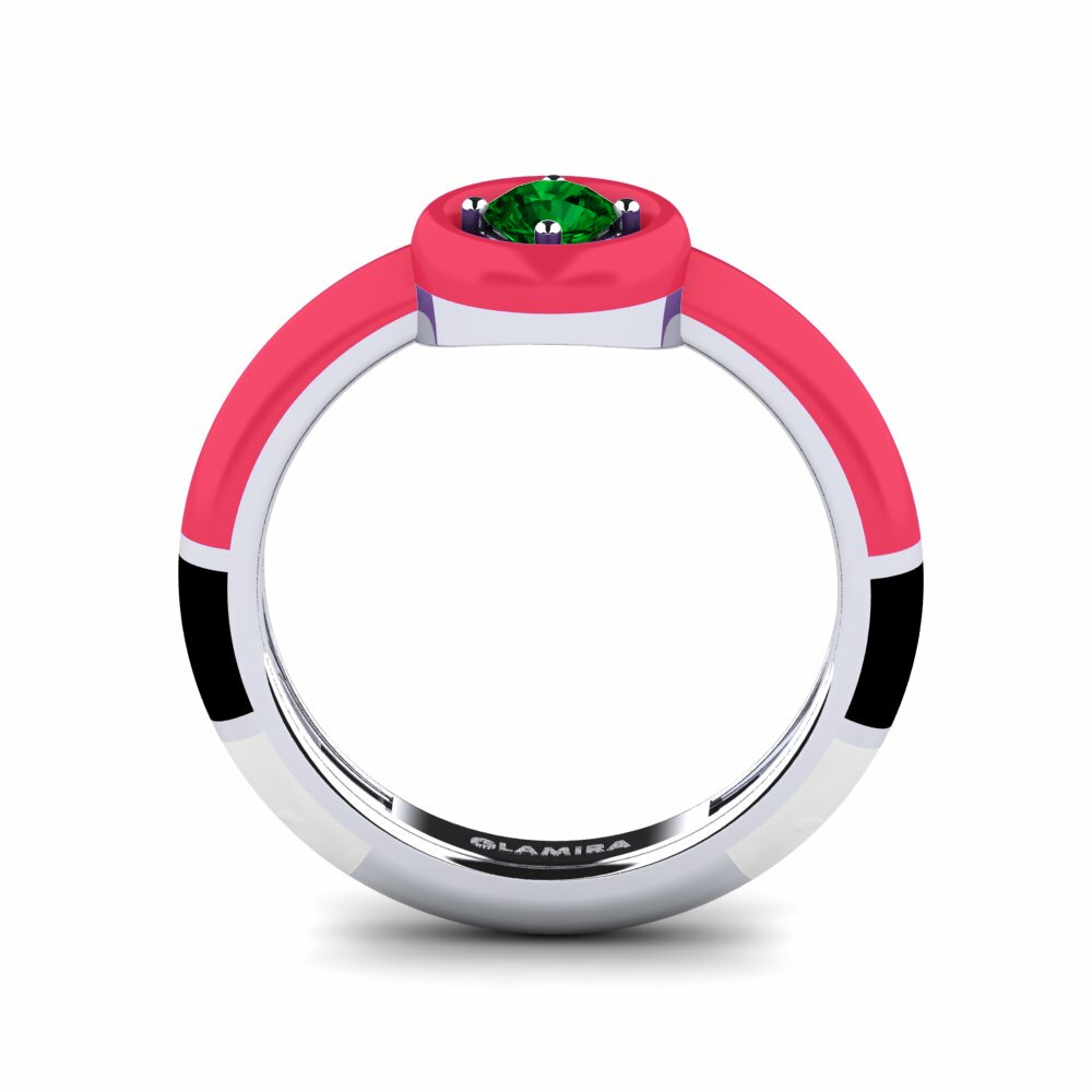 Zircone Vert Bague Kaliga