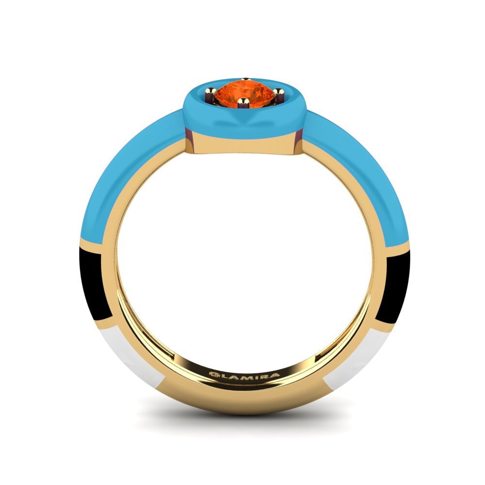 Gelbgold 375 Ring Kaliga
