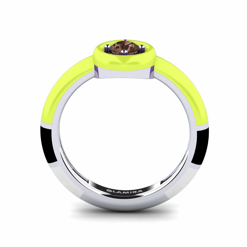 Quartz Fumé Bague Kaliga