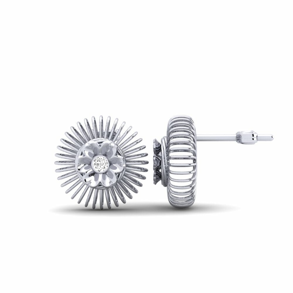 Moissanite Boucle d'oreille femme Kallie