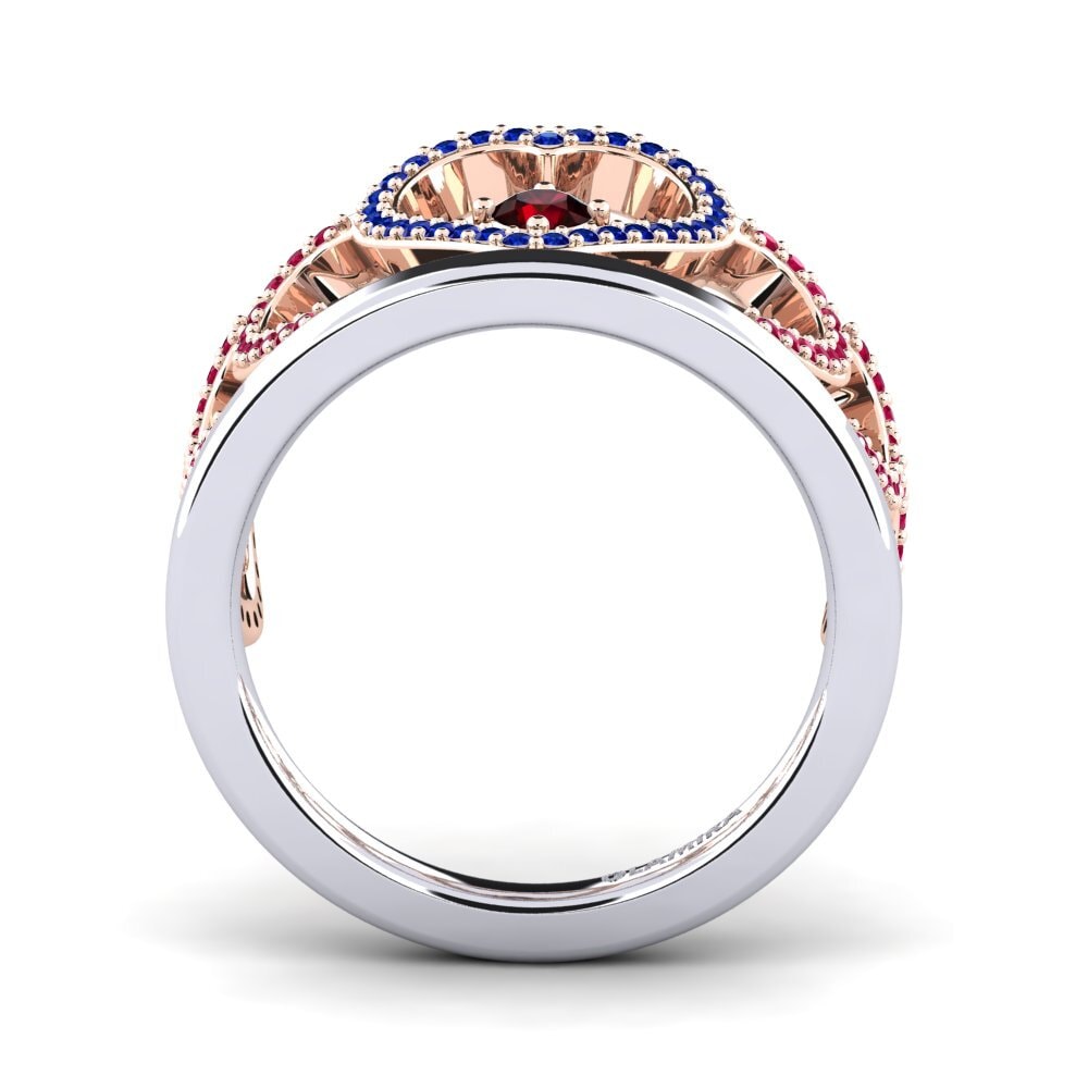 14k White & Rose Gold Ring Kalpita
