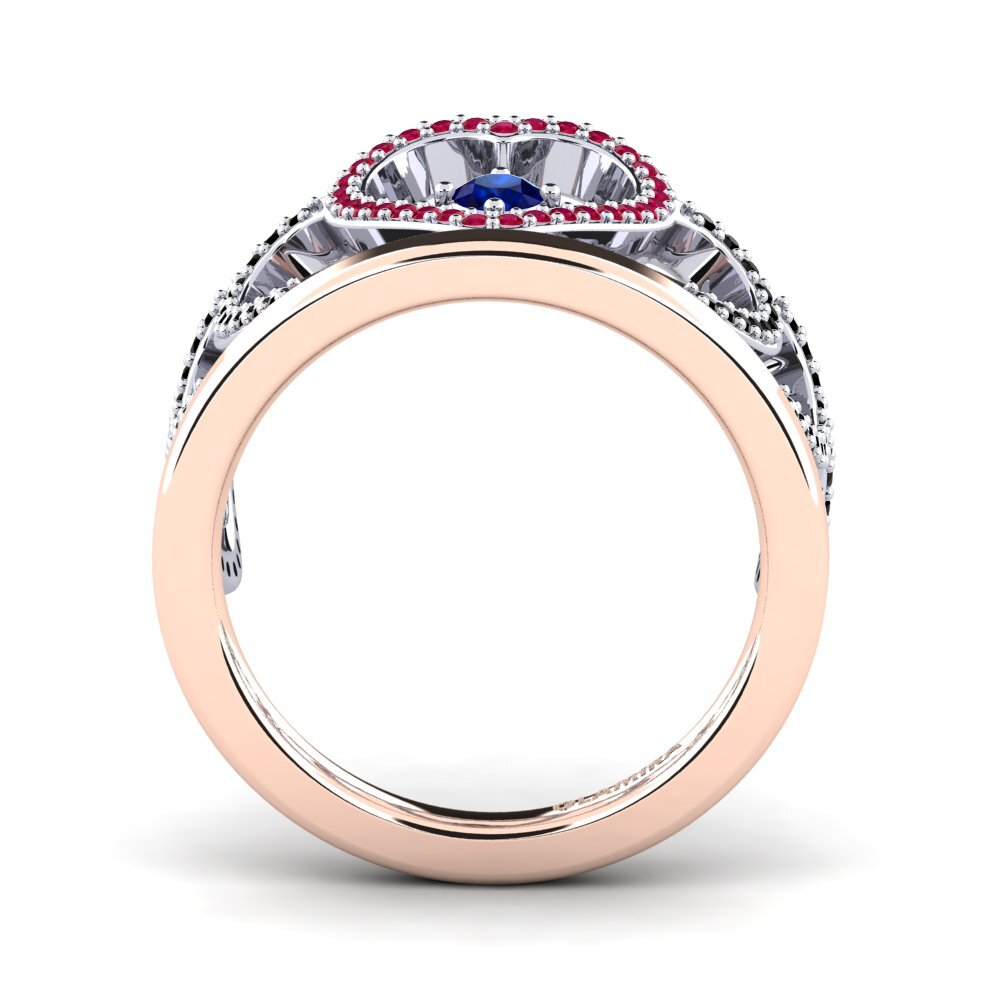 14k Rose & White Gold Ring Kalpita
