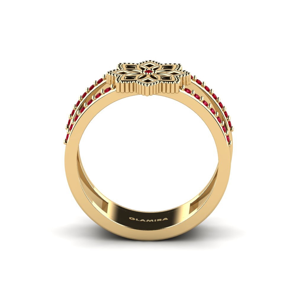 Red Zirconia Ring Kalulushi