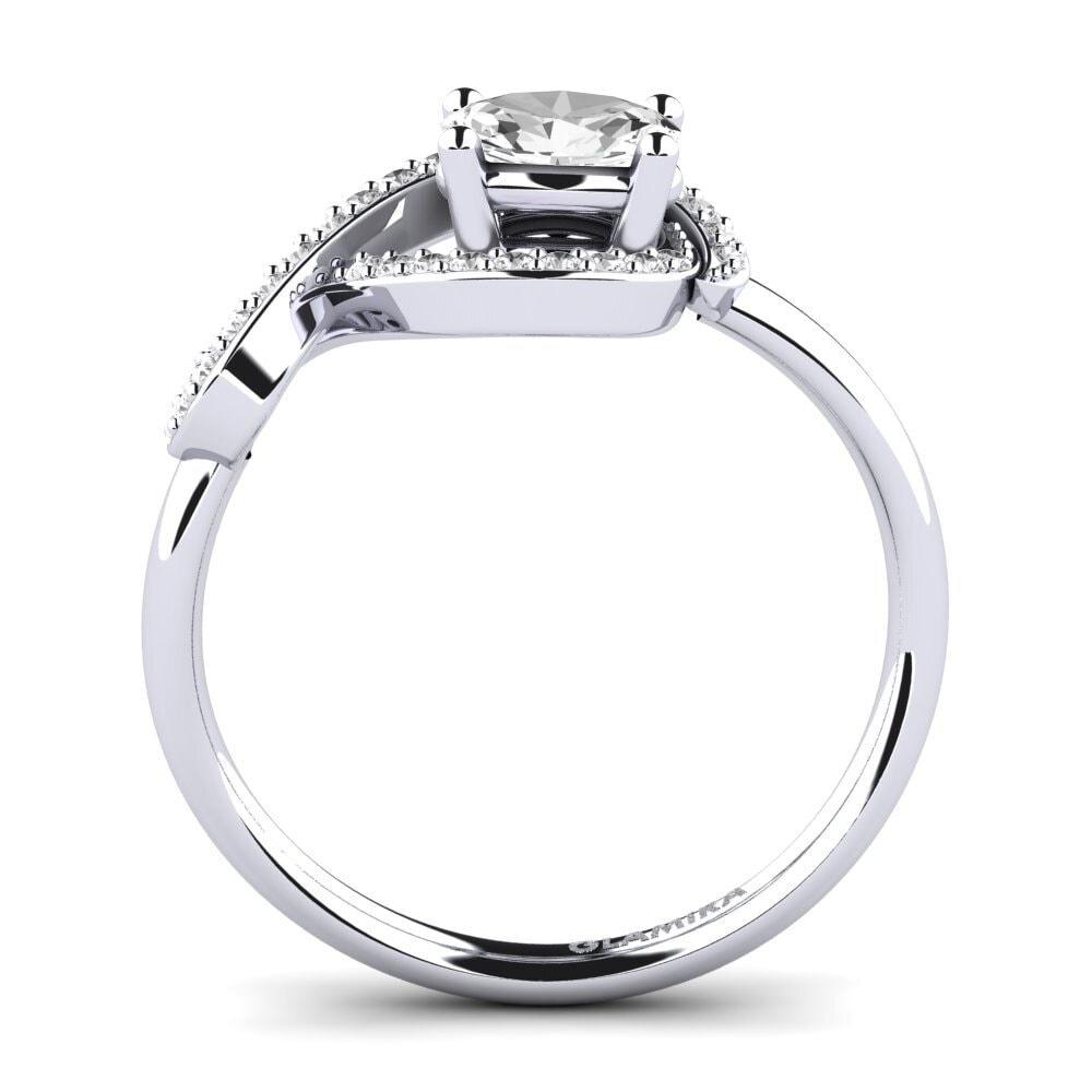 White sapphire Engagement Ring Kamoran