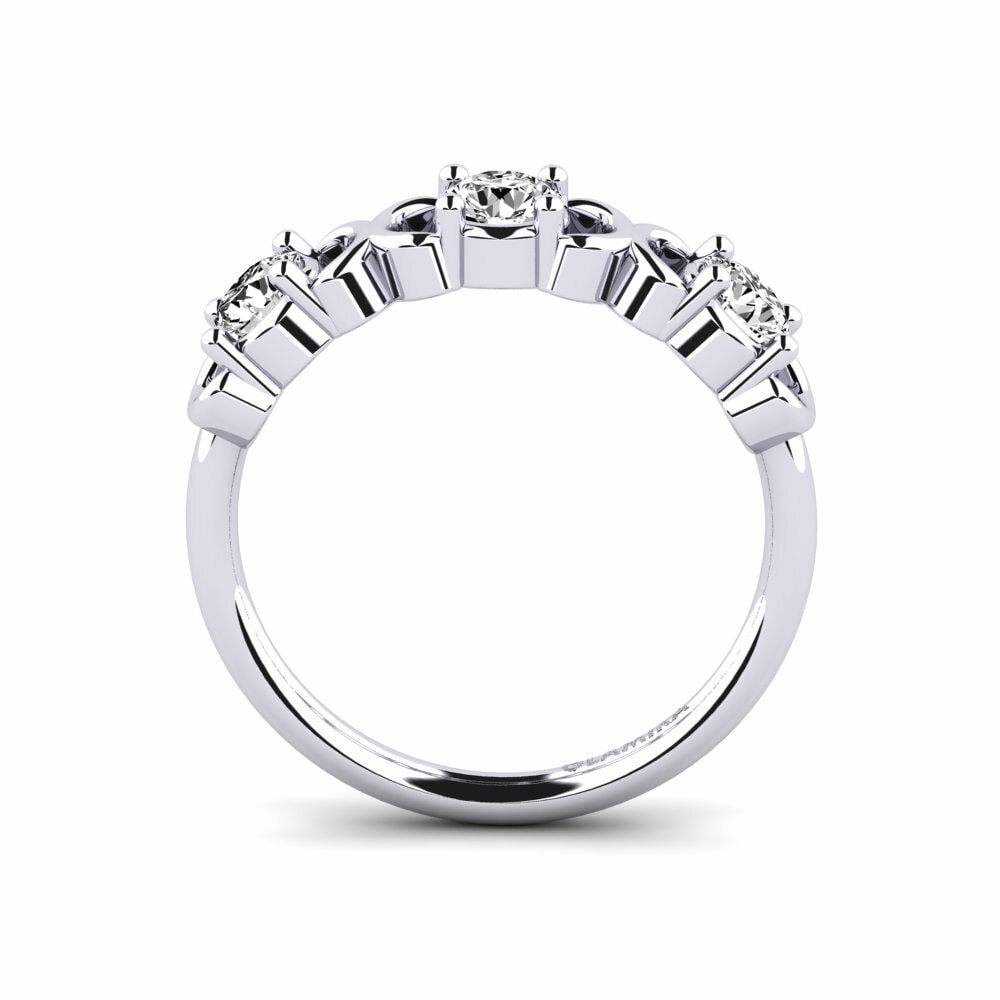 Moissanite Anel de Noivado Kaolin