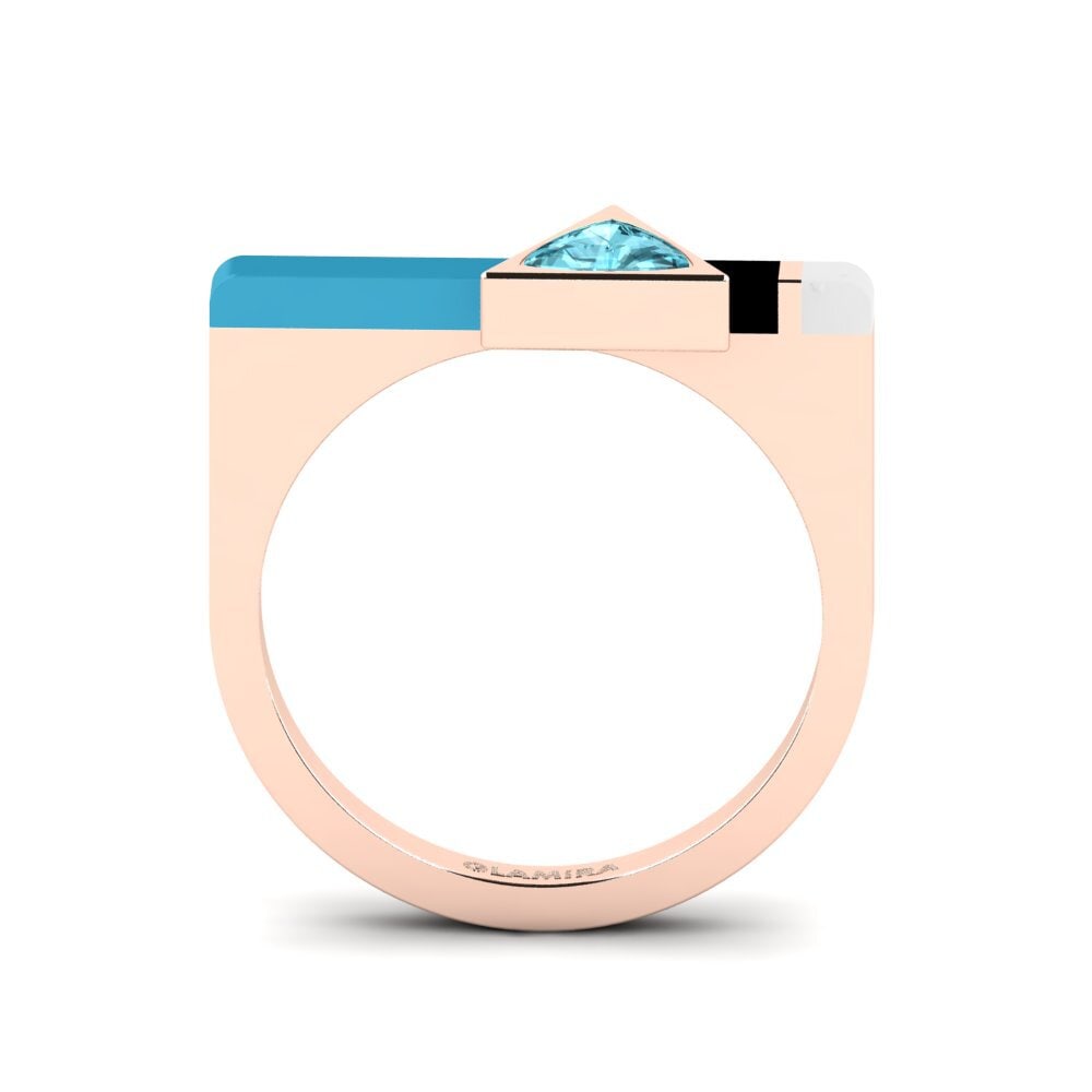 Rotgold 375 Ring Kaptei
