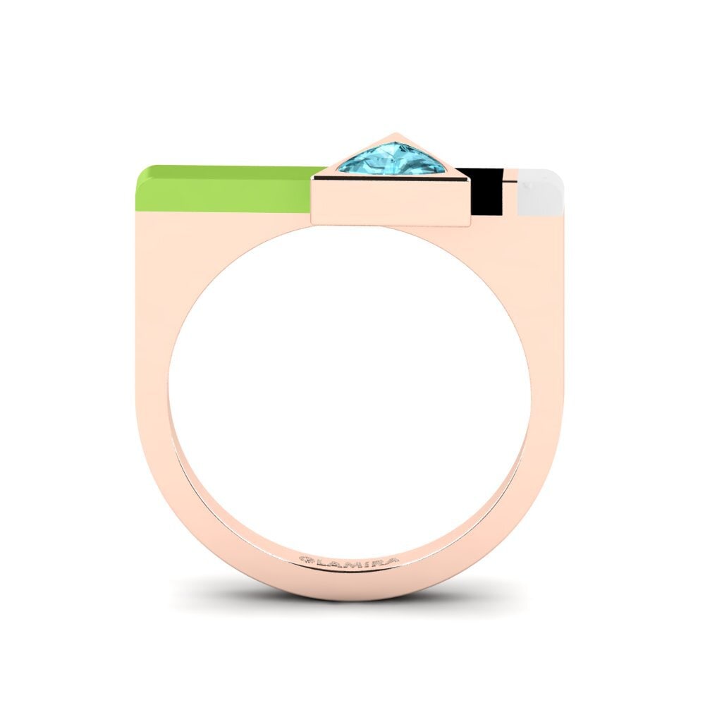 Rotgold 585 Ring Kaptei