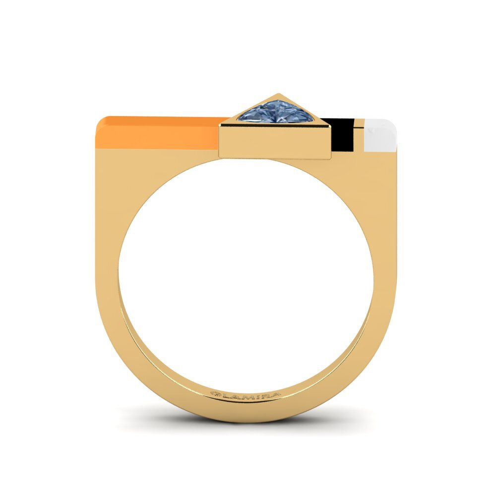 Blauer Diamant Ring Kaptei