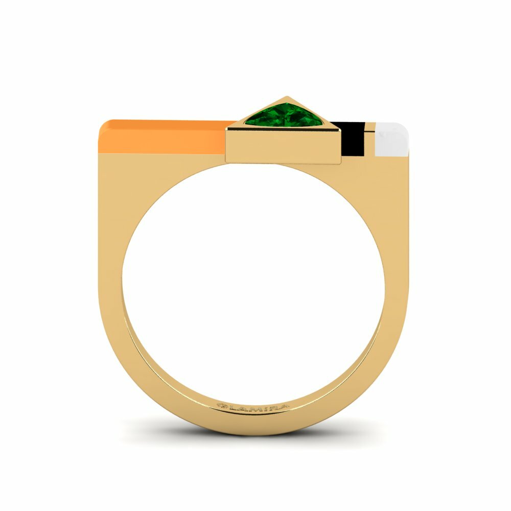 Zircone Vert Bague Kaptei