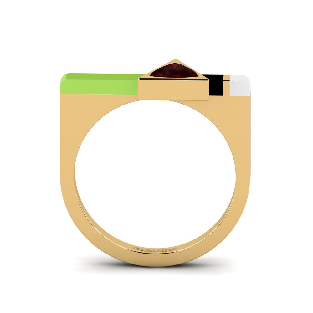 Granat Ring Kaptei