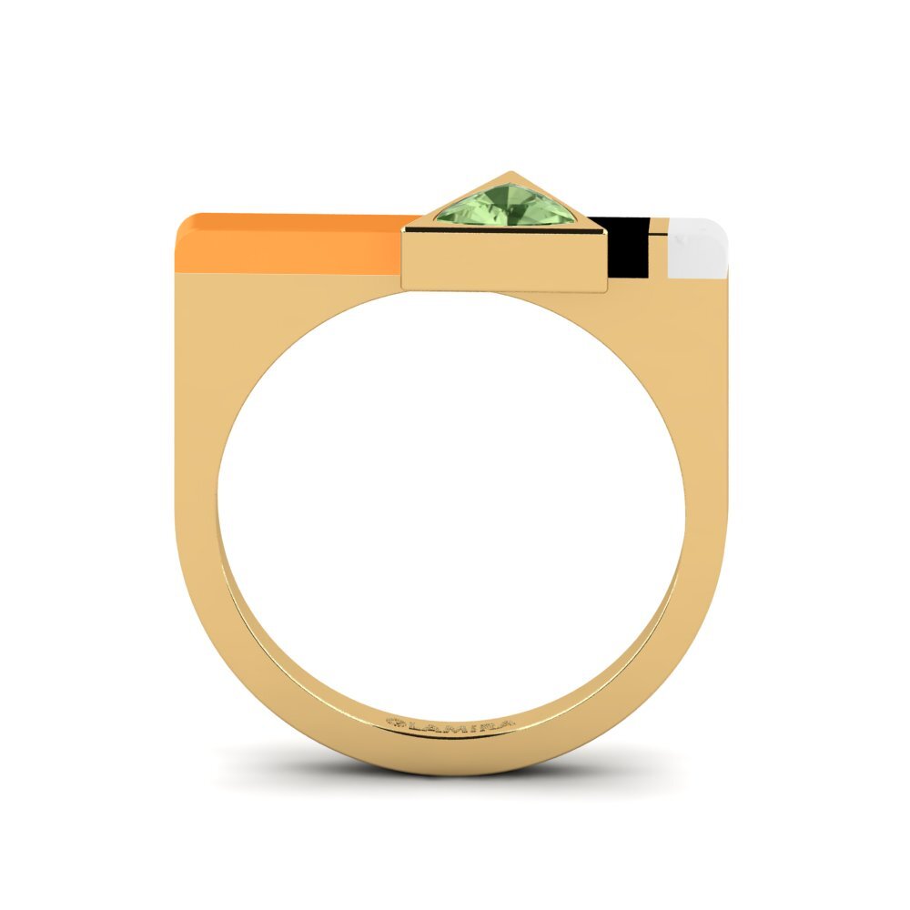 Grüner Saphir Ring Kaptei