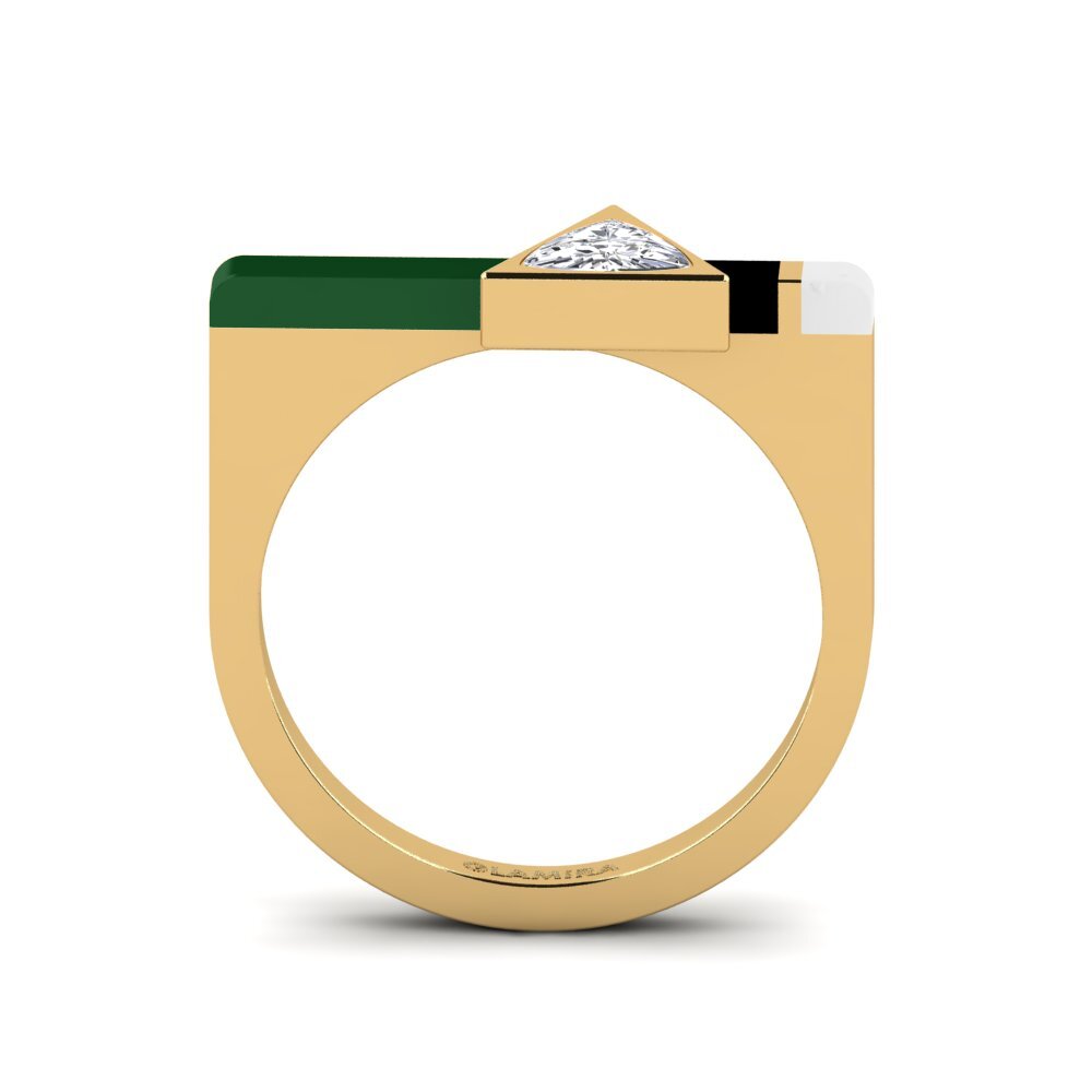 Labor-gezüchteter Diamant Ring Kaptei