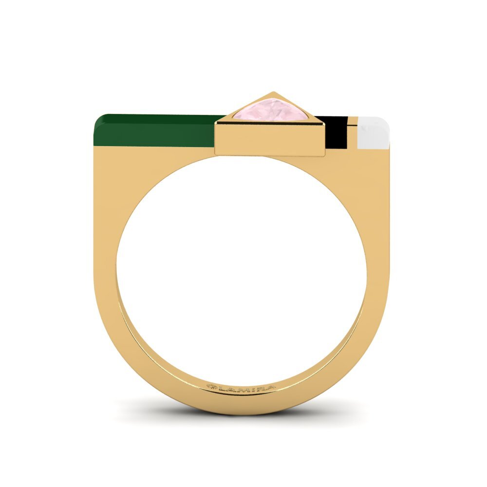 Rosenquarz Ring Kaptei