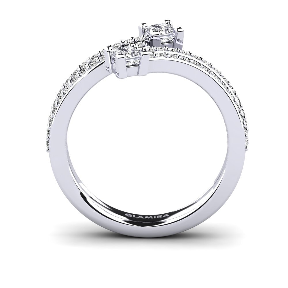 Princesa Moissanita Anillo Karenia