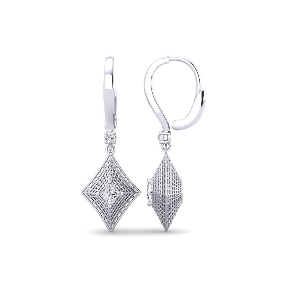 Diamante cultivado en laboratorio Pendiente de mujer Karly